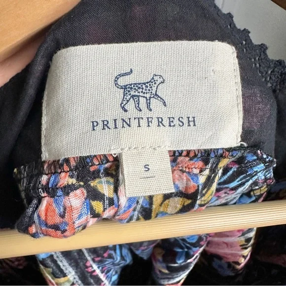Printfresh Opening Day Patchwork Long Sleeve Blouse - Picture 9 of 9